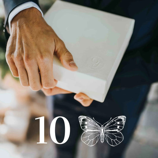 10 mariposas blancas vivas para liberar en vuelo en bodas u eventos especiales